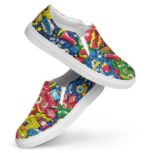 Pop Art V2 Men's slip-on canvas shoes