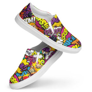 Pop Art V4 Men’s slip-on canvas shoes