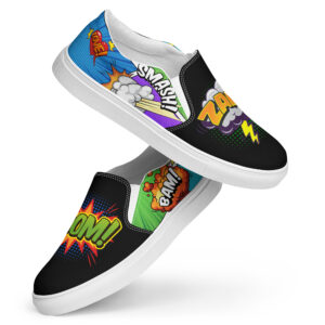 Pop Art V5 Men’s slip-on canvas shoes