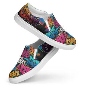 Street Art v1 Men’s slip-on canvas shoes
