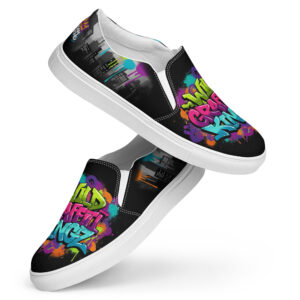 Street Art v2 Men’s slip-on canvas shoes