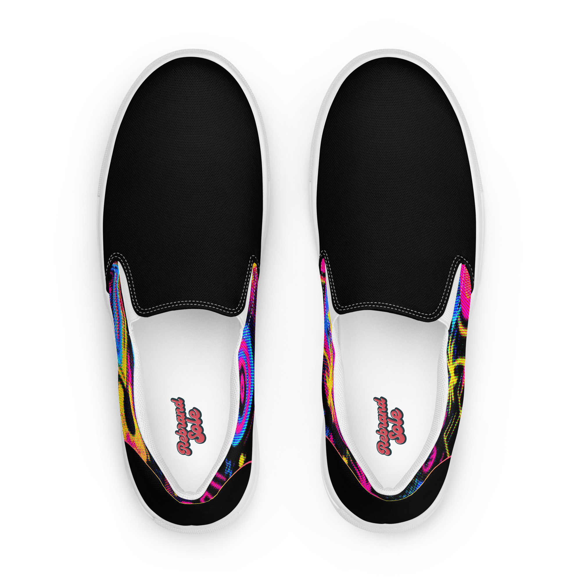 Retro Vaporware v4 Men’s slip-on canvas shoes - Image 5