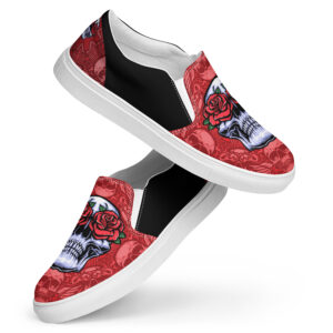 Tattoo Style v4 Men’s slip-on canvas shoes