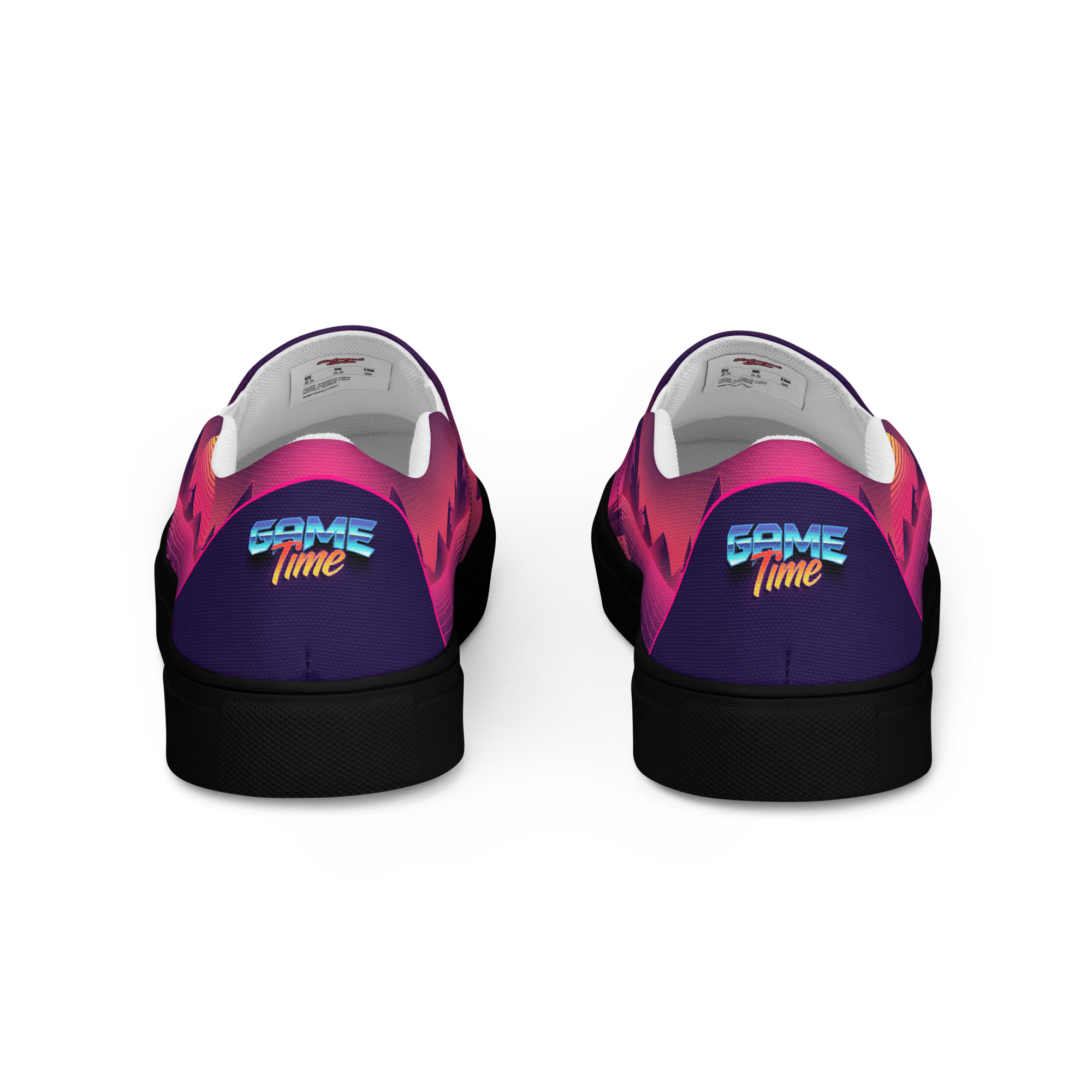 Retro Vaporware v2 Women’s slip-on canvas shoes - Image 10