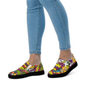 Pop Art V4 Women’s slip-on canvas shoes