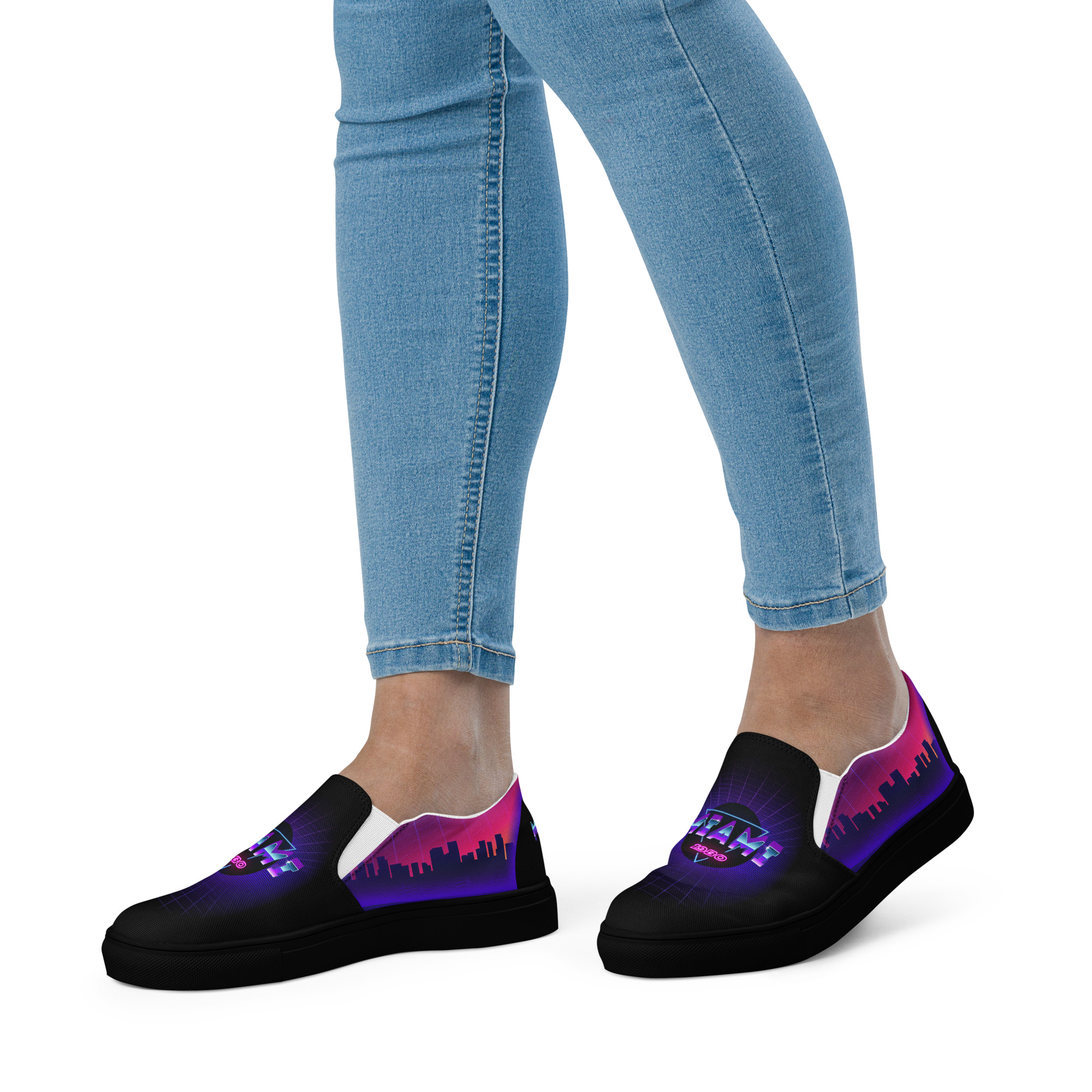 Retro Vaporware v1 Women’s slip-on canvas shoes - Image 16