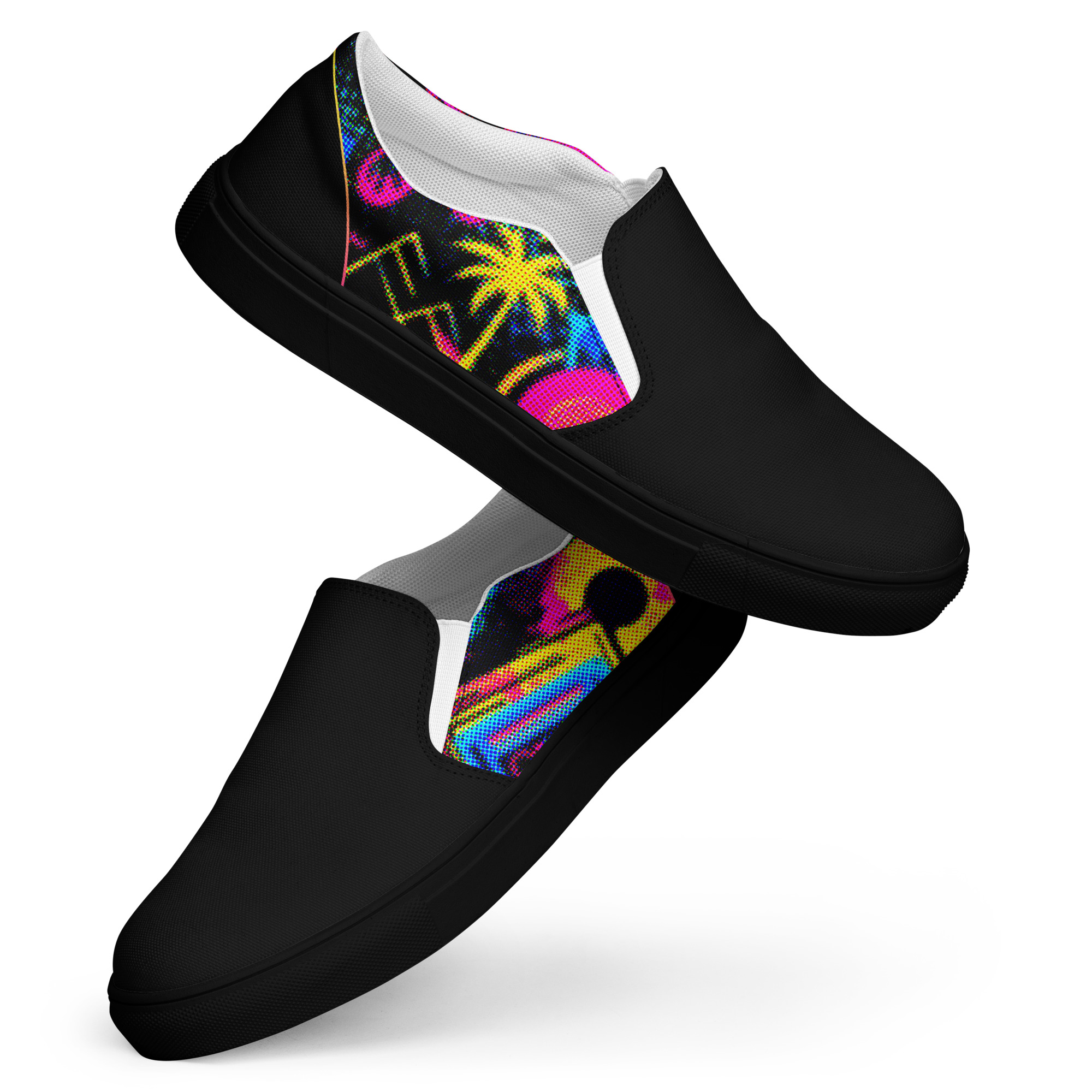 Retro Vaporware v4 Women’s slip-on canvas shoes - Image 9