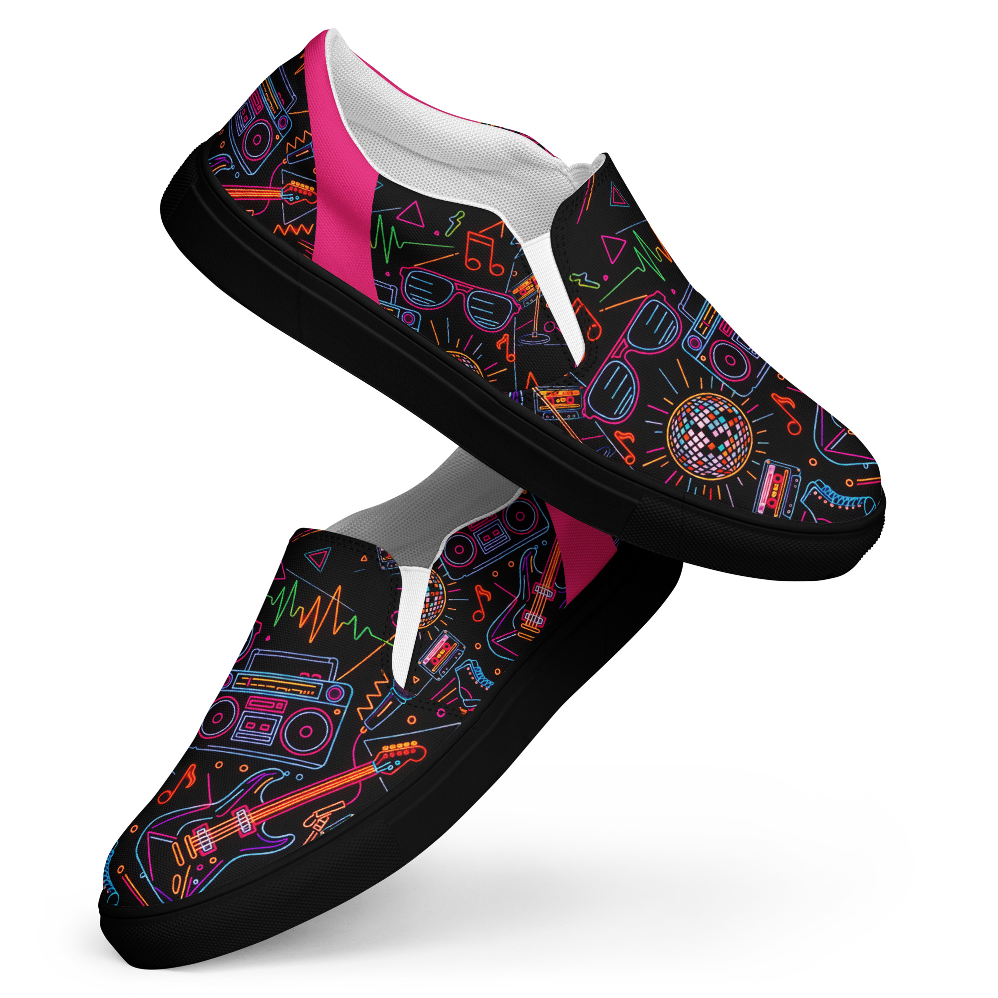 Retro Vaporware v5 Women’s slip-on canvas shoes - Image 9