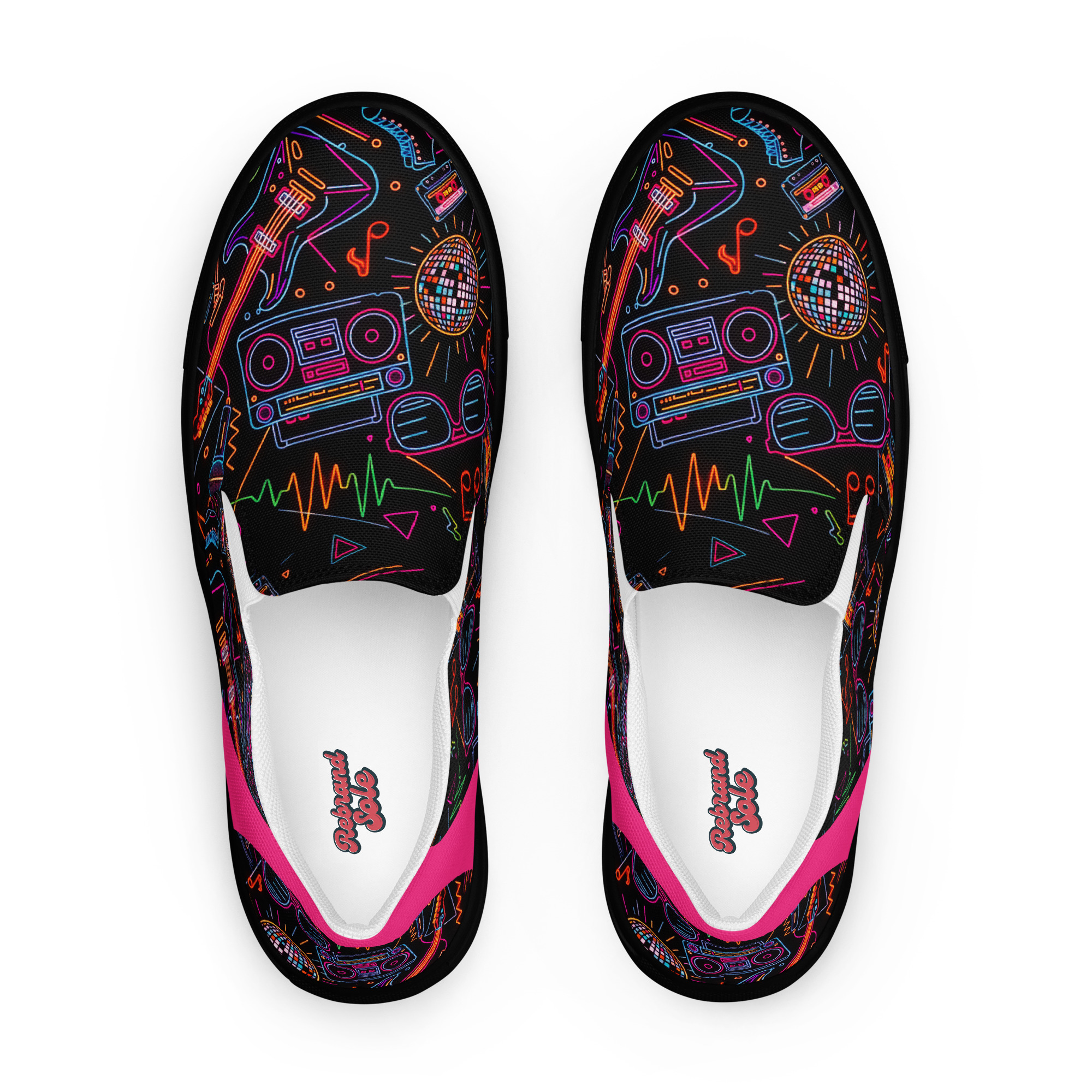Retro Vaporware v5 Women’s slip-on canvas shoes - Image 13