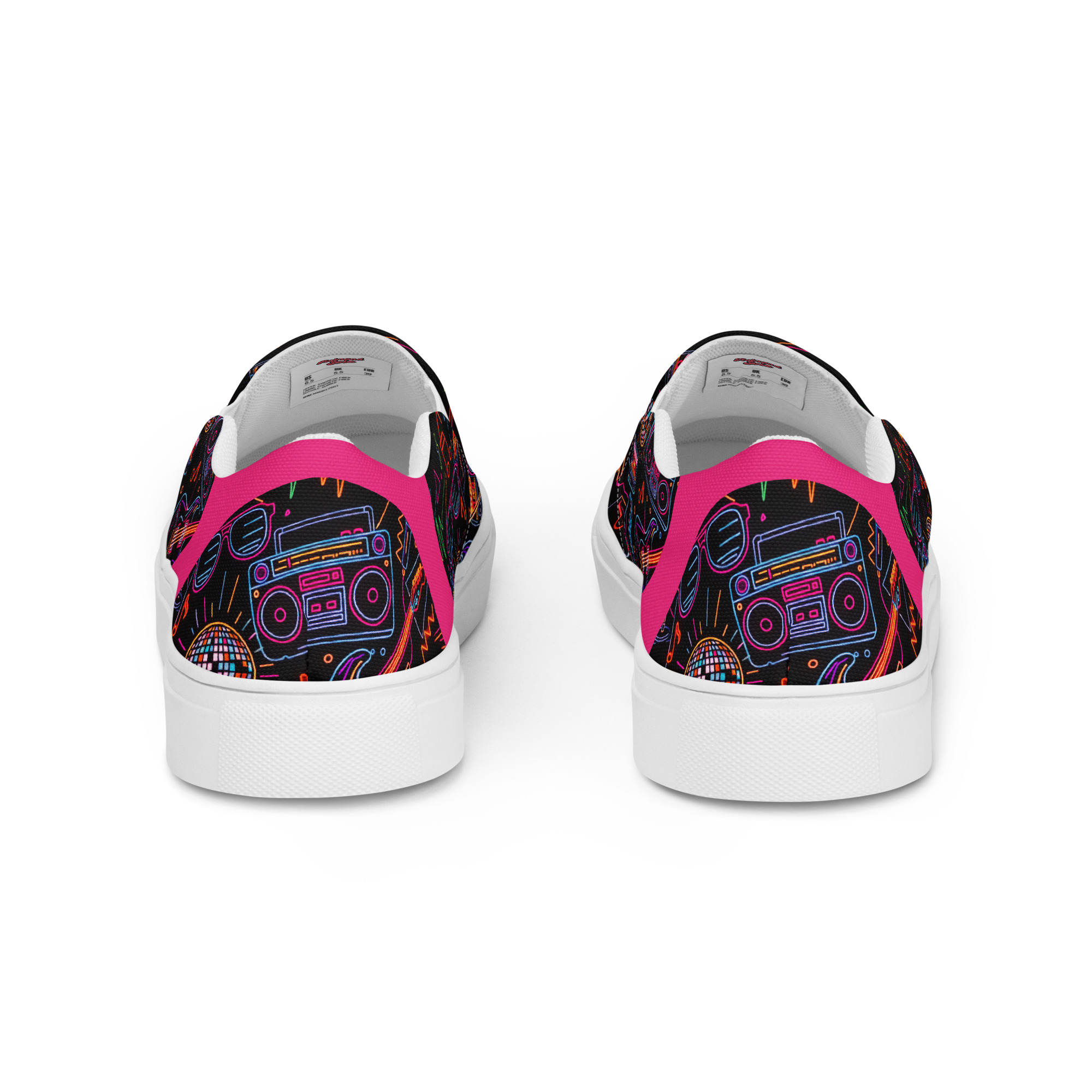 Retro Vaporware v5 Women’s slip-on canvas shoes - Image 3
