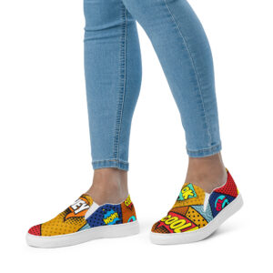 Pop Art V1 Women’s slip-on canvas shoes