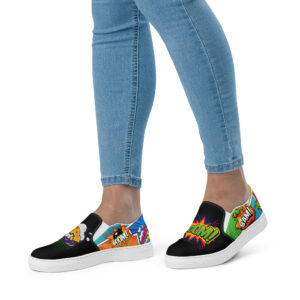 Pop Art V5 Women’s slip-on canvas shoes