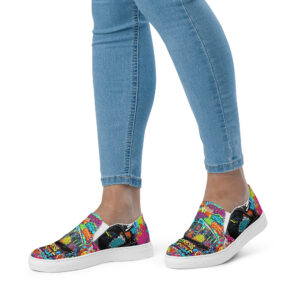 Street Art v5 Women’s slip-on canvas shoes
