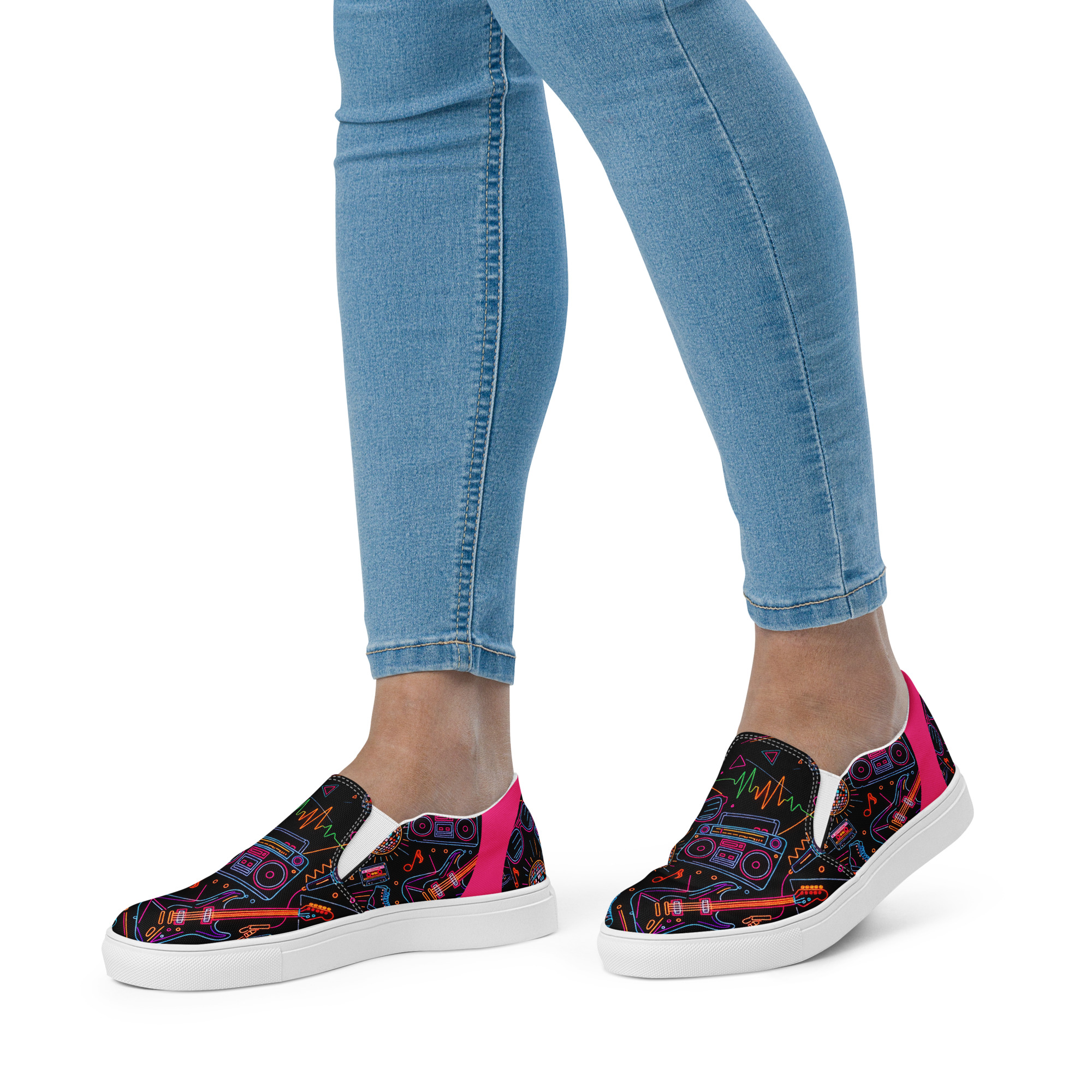 Retro Vaporware v5 Women’s slip-on canvas shoes