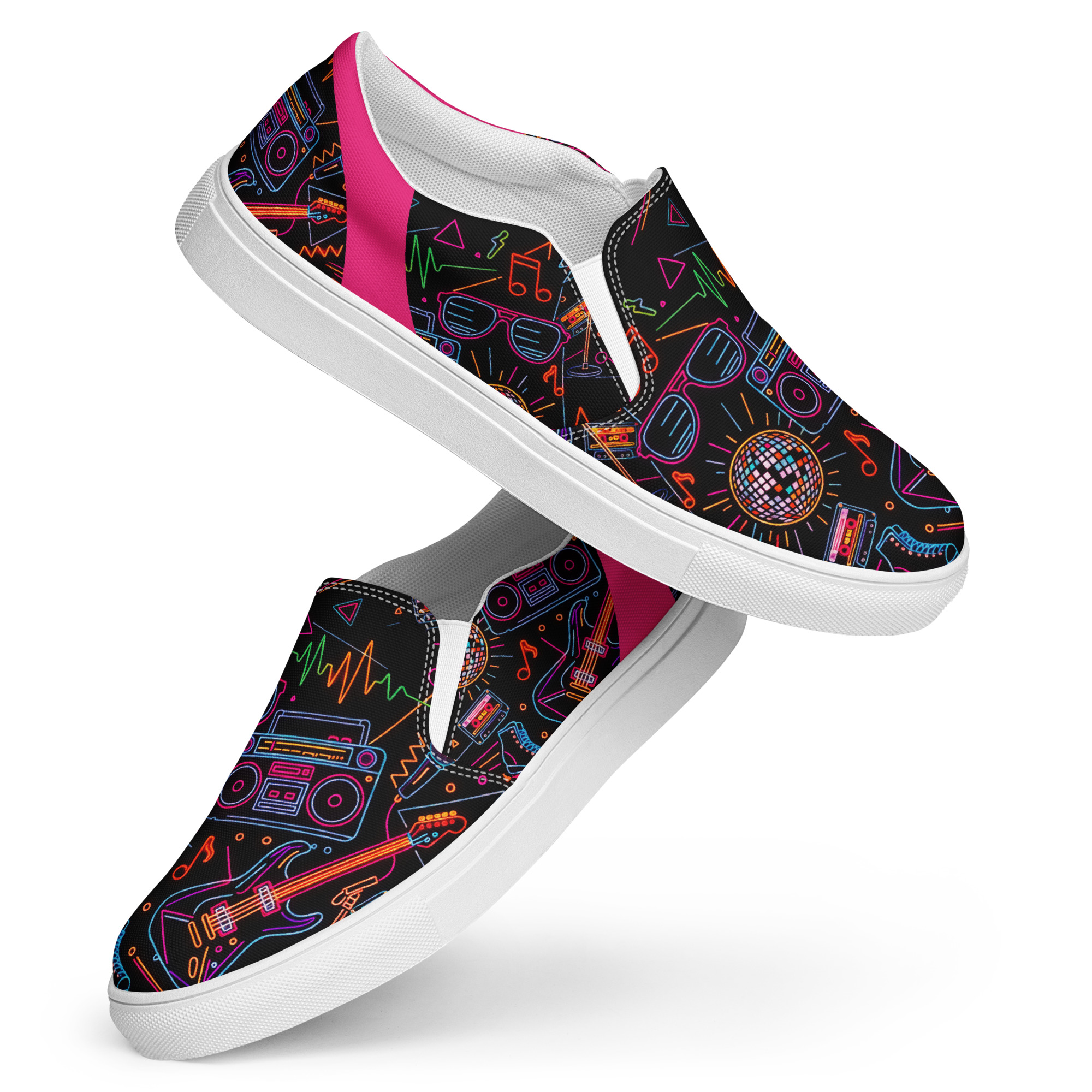 Retro Vaporware v5 Women’s slip-on canvas shoes - Image 2