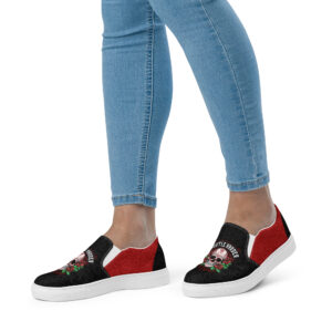 Tattoo Style v1  Women’s slip-on canvas shoes
