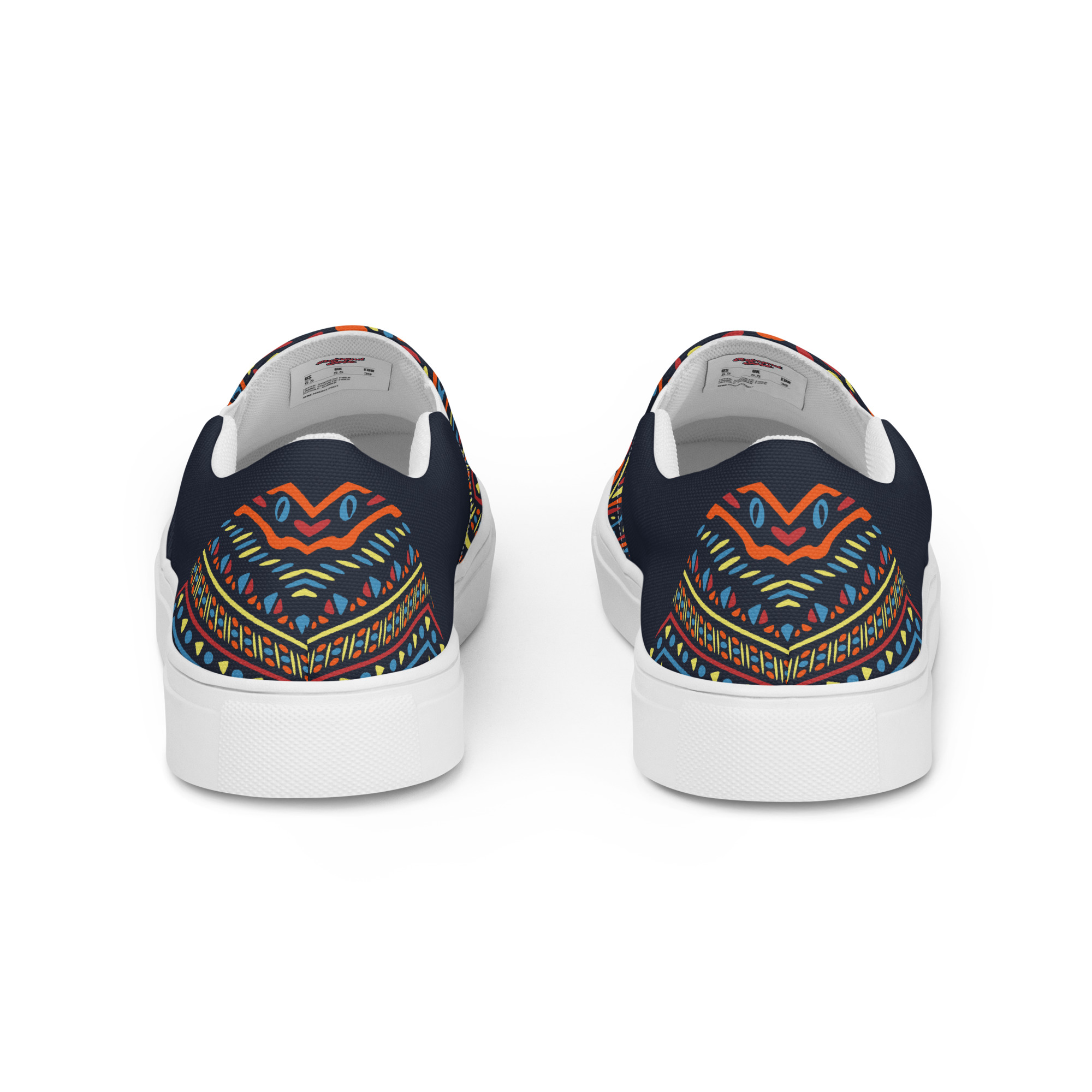 Tribal Art v1 Men’s slip-on canvas shoes - Image 2