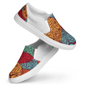 Tribal Art v4 Men’s slip-on canvas shoes