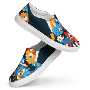 Cubism Art  v1 Men’s slip-on canvas shoes