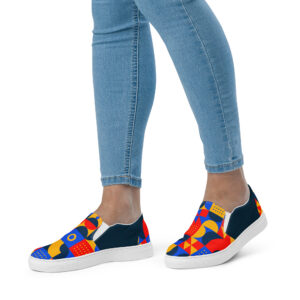 Cubism Art v2 Women’s slip-on canvas shoes